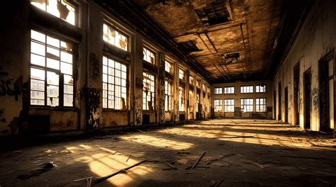 Abandoned Office Haunting Grandeur – Prompt Library