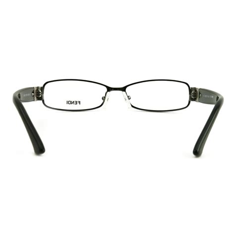 Fendi Womens Eyeglasses Ff904 035 Gunmetal 51 14 130 Frames Oval