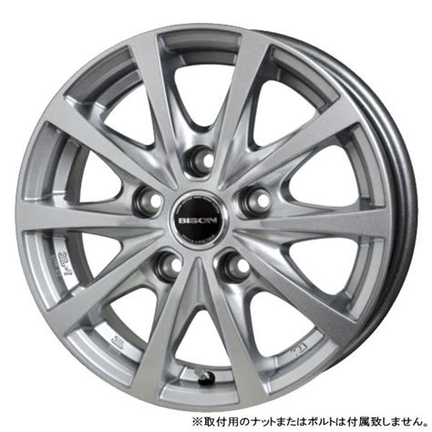 HOT STUFF トヨタ タウンエース S400系 M C後 etc 新品ホイールのみ4本 BISON BN 02 14インチ 5 0J 45 5H 114 3P 個人宅宛ては別途送料