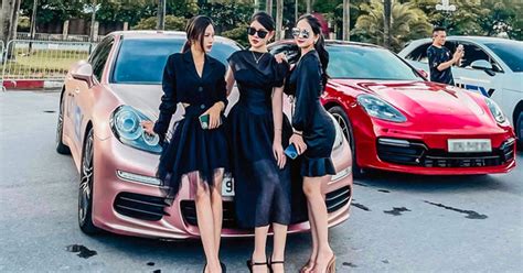 Soi giá dàn xe của hot boy hot girl tài chính Đủ loại Mẹc Porsche giá từ 1 5 tỷ đến 11 tỷ