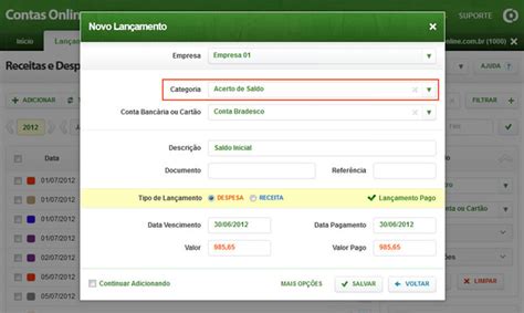 Ajuda Contas Banc Rias Cadastros Contas Online