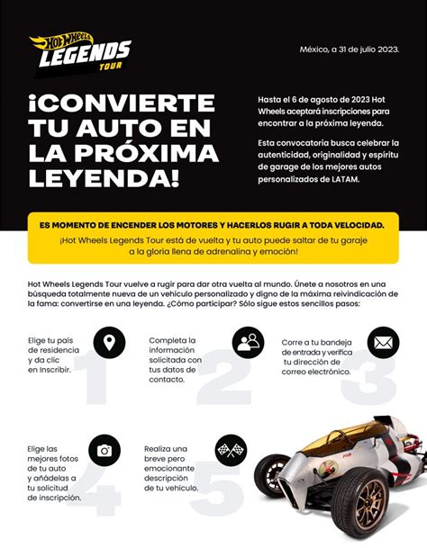 Conviértete en la próxima Leyenda de Hot Wheels Juegos Juguetes y Coleccionables