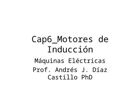 Ppt Cap Motores De Induccion Dokumen Tips