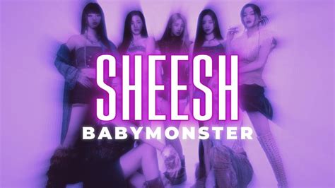 BABYMONSTER SHEESH Lyric Video Top Playlist 2024 YouTube