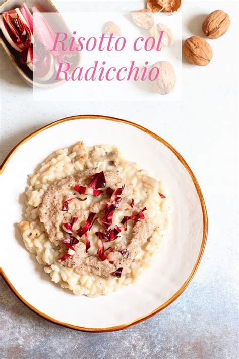 Risotto al pesto di radicchio, noci e parmigiano | Ethnic recipes, Food, Recipes