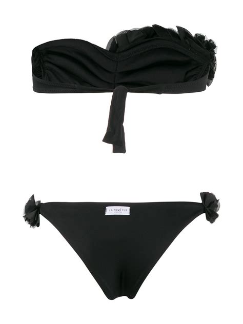 LA REVECHE Nabila Bikini Set Black Editorialist