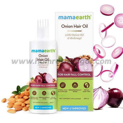 Mamaearth Onion Hair Oil For Hair Regrowth And Hair Fall Control