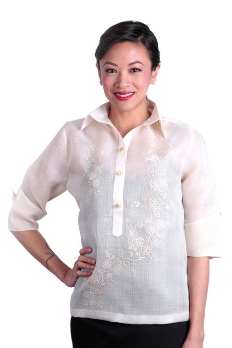 Wo01 Womens Barong Tagalog Filipiniana Ubicaciondepersonascdmxgobmx