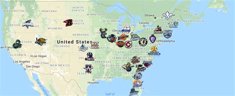 ECHL Map | Teams - Sport League Maps