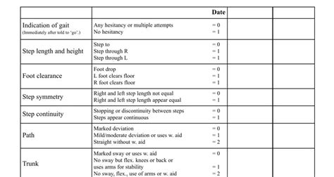 Tinetti Balance Form ≡ Fill Out Printable Pdf Forms Online