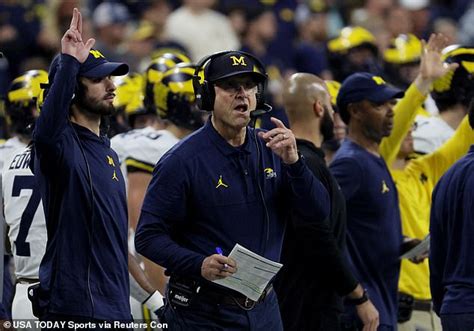 Michigan S Jim Harbaugh Remains Coy On Future Ahead Of National Championship Against Washington