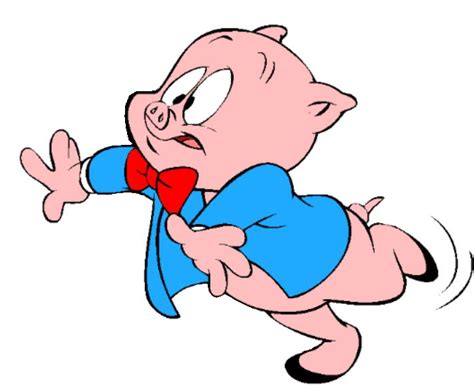 Looney Tunes Logo Porky Pig