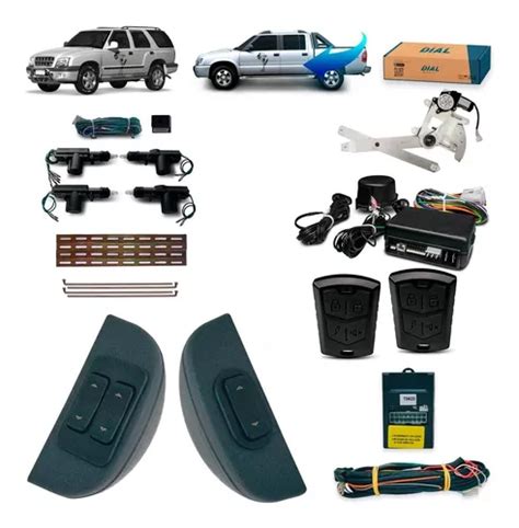 Kit Vidro Eletrico S10 2010 2011 2 Portas Trava Alarme Parcelamento