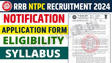 RRB NTPC Recruitment 2024 Sai Vikram Academy