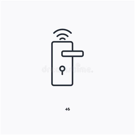 Outline Icon Simple Linear Element Illustration Isolated Line