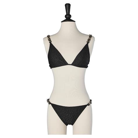 Chanel One-Piece Signature Swimsuit with CC Buttons at 1stDibs | chanel