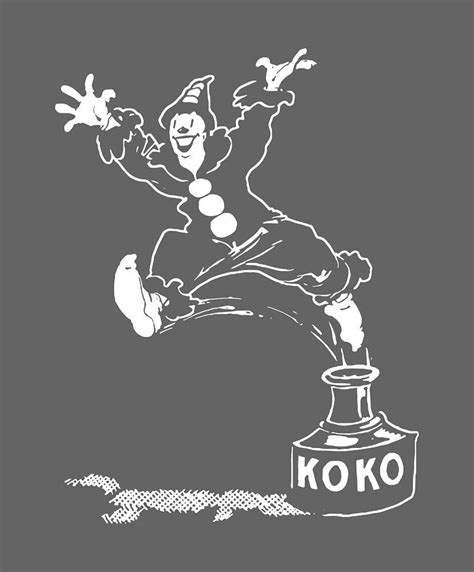 Koko The Clown Out Of The Inkwell 226 Digital Art by Grace McEwan - Pixels