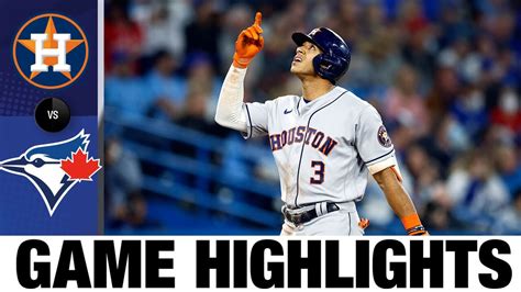 Astros Vs Blue Jays Game Highlights 4 29 22 MLB Highlights YouTube