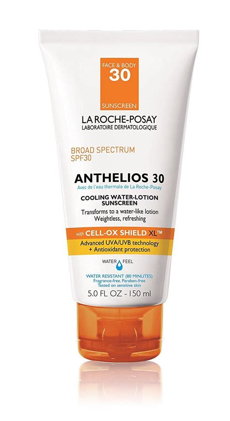 La Roche Posay Anthelios Cooling Water Lotion Sunscreen For Body And Face Broad Spectrum