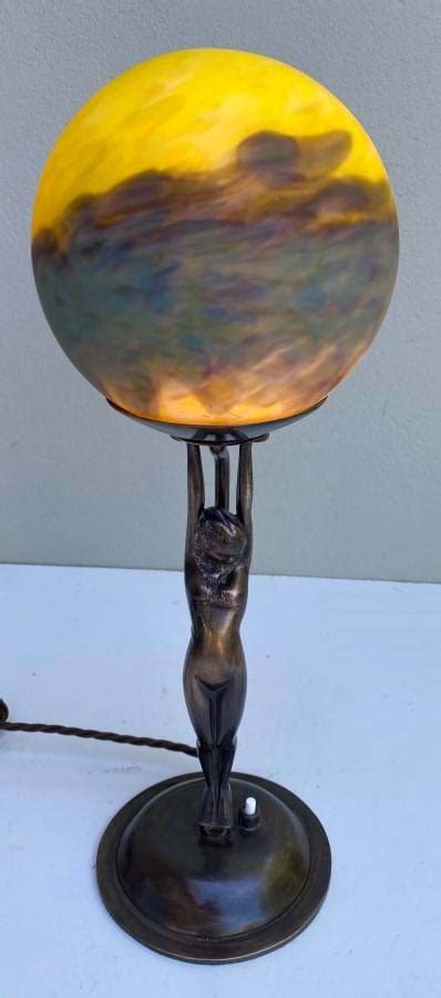 Bronze Deco Lady Diana Lamp Shade