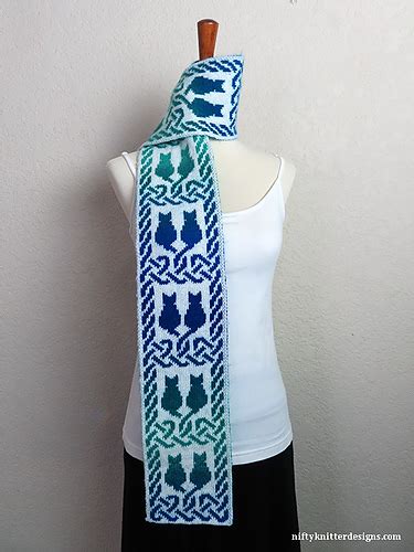 Ravelry Celtic Cat Scarf Pattern By Lisa Hannan Fox