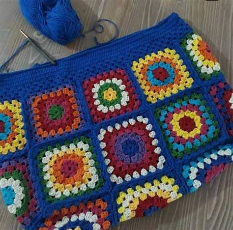 Pin By Luz Ma Martinez Banda On Tejidos Granny Square Crochet