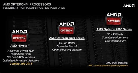 AMD Detalla Los CPU APU Opteron Kyoto