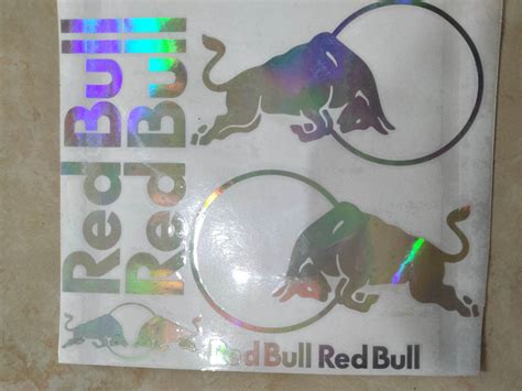 Stiker Helm Red Bull Full Set Hologram Lazada Indonesia