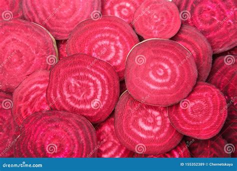 Sliced Red Beets As Background Stock Image Image Of Root Delicious