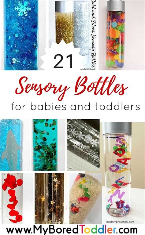 Sensory Bottles for Toddlers - easy to make! - My Bored Toddler