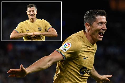 Watch Robert Lewandowski Score Inside A Minute For First Barcelona Goal