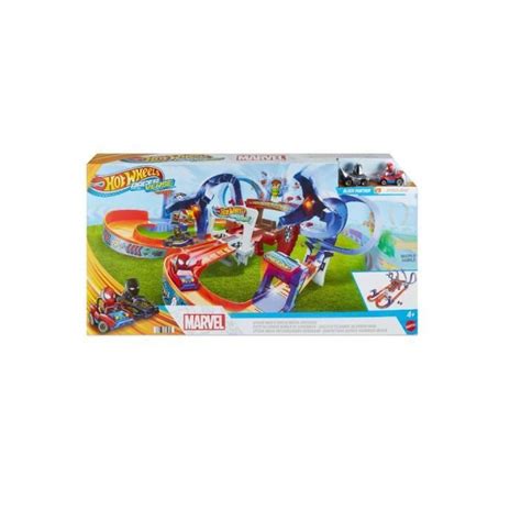 Bebeboutik Circuit Racerverse Spider Man Hot Wheels Hpl V Hicules Hot Wheels