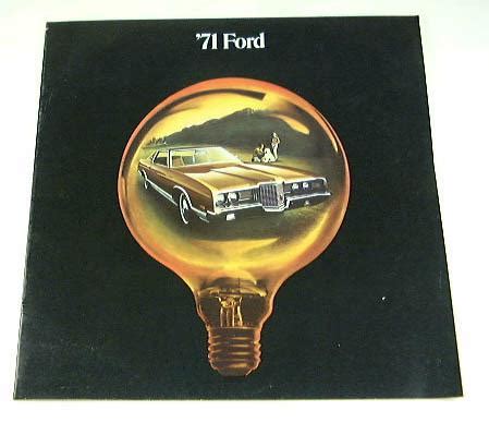 Buy 1971 71 FORD BROCHURE LTD Brougham Galaxie 500 Custom in Riverside, California, US, for US ...