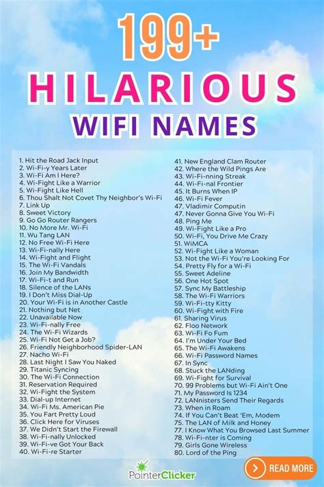 Wifi Names To Make People Laugh The Ultimate List Clever Wifi