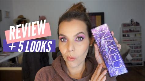 Review Paleta Urban Naked Ultraviolet Looks Youtube