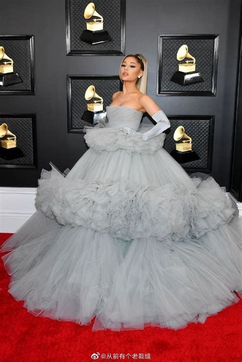 Ariana Grande Grammys Grammys 2020 Red Carpet Dresses