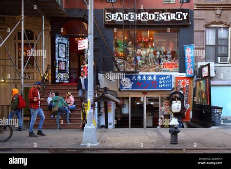 St Marks Place New York Hi Res Stock Photography And Images Alamy