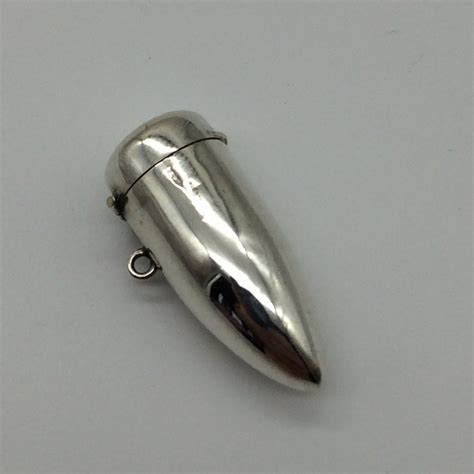 Antique Sterling Silver ‘Pill Box’ Pendant