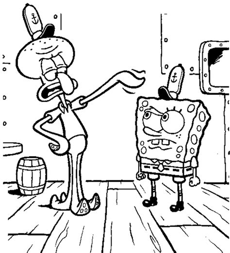 Squidward Coloring Pages Best Coloring Pages For Kids