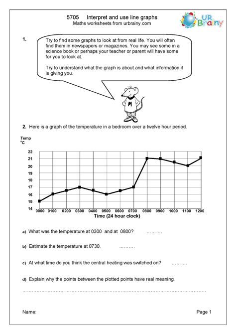 Line Graph Worksheets: Graphing - Worksheets Library