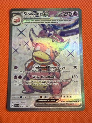 Pokemon Slowking Ex Paldea Evolved Ultra Rare Nm Ebay