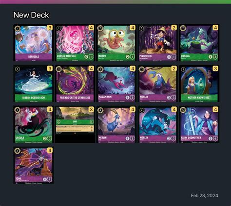 New Deck Lorcana Deck | Lorcana.gg