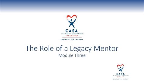 The Role Of A Legacy Mentor Module Three