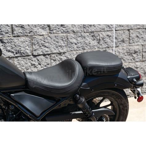 SITZ COMFORT 2UP LEDER MUSTANG TRIPPER SCHWARZ FÜR HONDA CMX 500 ABS REBEL