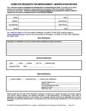 Fillable Online Wellington ACC Application Revised Sept 09doc Fax Email