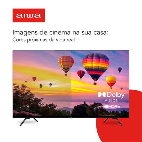 Smart Tv Aiwa Android Full Hd Borda Ultrafina Hdr Dolby Audio Aws