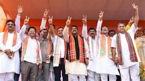 Bjp Inducts Six Axed Trinamool Mlas In Tripura Says Will Win All 60