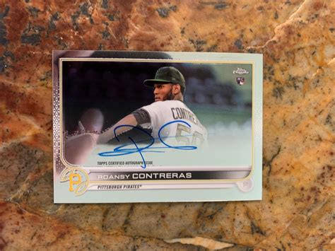 Roansy Contreras Topps Chrome Rookie Auto Ebay