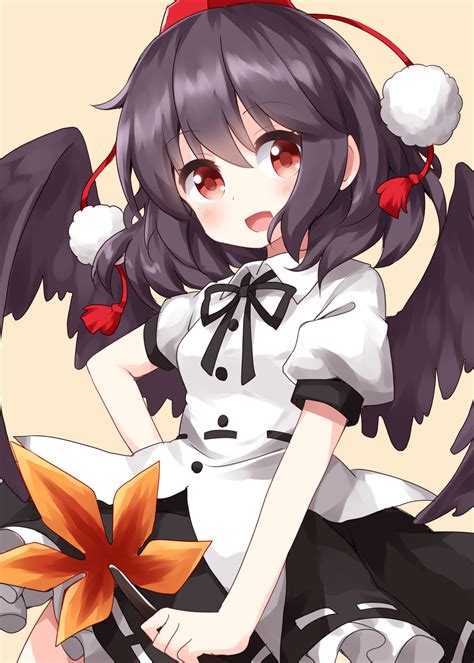 Safebooru 1girl Bangs Bird Wings Black Feathers Black Hair Black