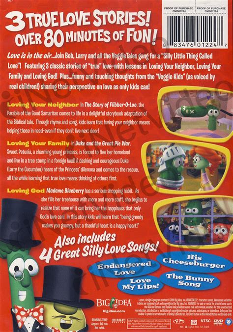 VeggieTales - Silly Little Thing Called Love on DVD Movie